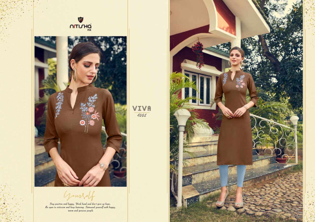 Viva Vol-4 Soft Cotton Wholesale Kurti Viva Vol-4 Soft Cotton Wholesale Kurti
